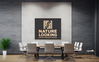 Metting-Board-Mockup | Bürotafel-Mockup | Büro-Meeting-Board-Mockup