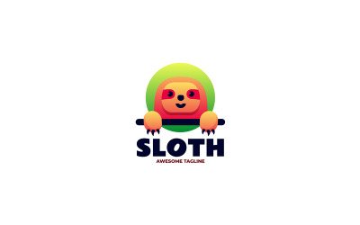 Sloth Gradient Colorful Logo