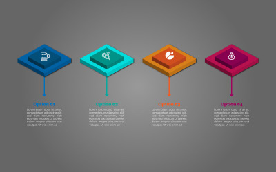 Kreativ modern infographic element design.