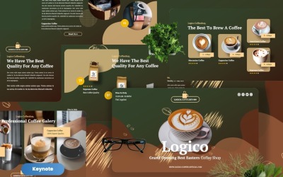 Logico - Kahve Dükkanı Açılış Şablonu