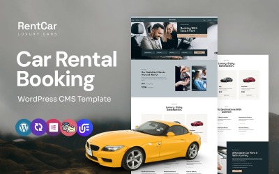 RentCar - víceúčelové téma WordPress Elementor Půjčovna aut
