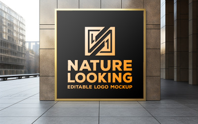 Wall board mockup | outdoor board mockup | outdoor wall mockup