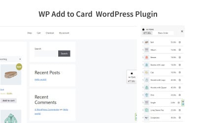 WP Aggiungi alla scheda Woocommerce WordPress Plugin