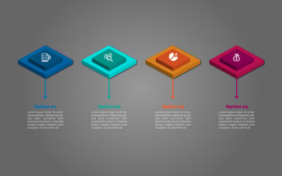 Yaratıcı modern infografik eleman tasarımı.