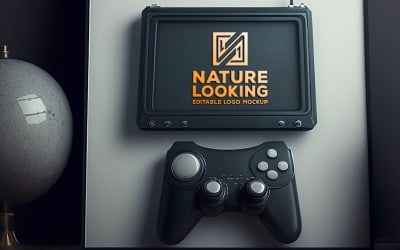 Gaming tablet mockup | gaming device mockup