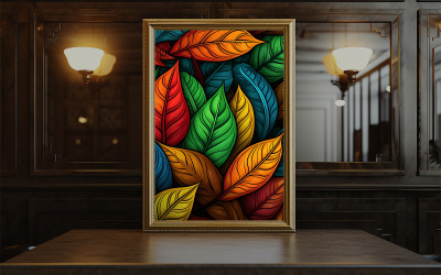 Horizontal photo frame mockup | picture frame mockup