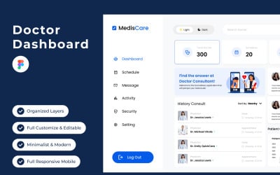 MedisCare - Doctor Dashboard V2