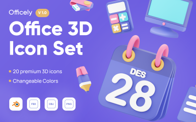 Officely - Ikona 3D Office