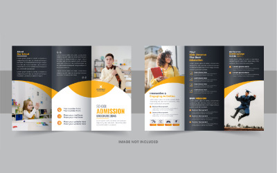Okula Giriş Üç Katlı Broşür, Çocuklar için okula giriş üç katlı broşür