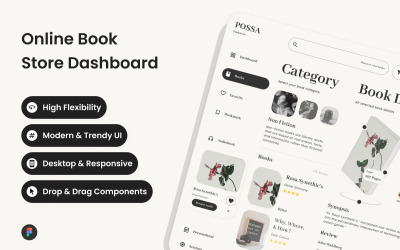 Possa - Painel da livraria online