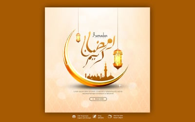 Ramadan Kareem  Social  Media Template