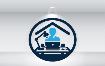 Freelancer-Logo-Vorlage im Vektorformat