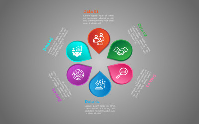 Free creative modern infographic template design.