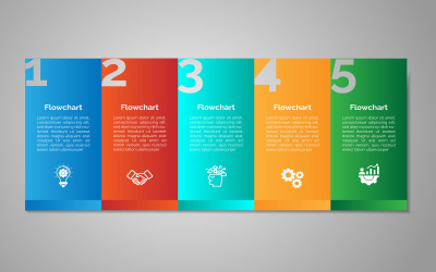 Free statistic modern infographic design template.