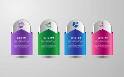 Kreativ affärskommunikation statistik infografisk design.