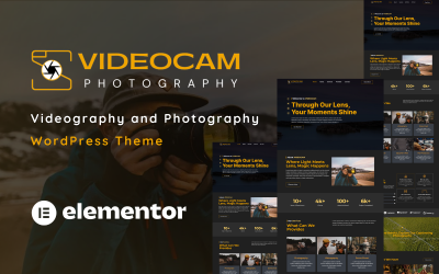 Kamera wideo — motyw WordPress dotyczący wideofilmowania i fotografii