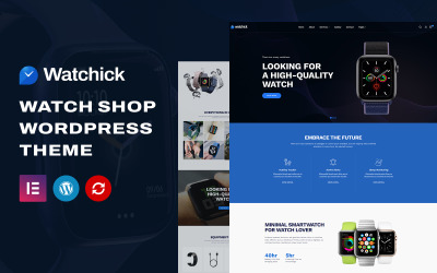 Watchick - магазин годинників і тема WordPress для одного продукту