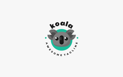 Koala Simple Mascot Logo 2