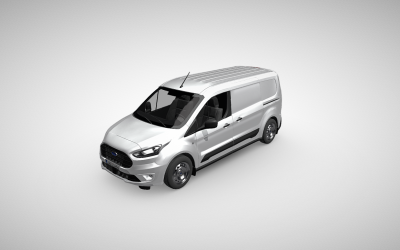 Modelo 3D de calidad profesional: Ford Transit Connect: perfecto para visualizaciones