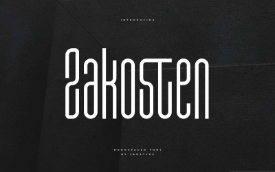 Zakosten - Moderno Sans Serif