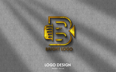 B Şirketi Logo Tasarım Şablonu