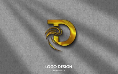 D Dynamische Symbol-Logo-Vorlage