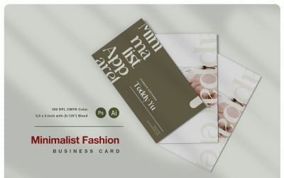 Minimalist Fashion Business Card