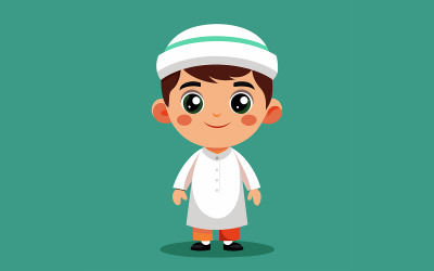 Cute Little Ramadhan Boy Design 15
