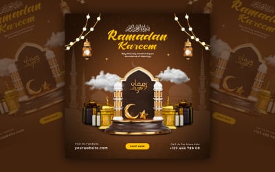 Ramadan Kareem Social Media  Template