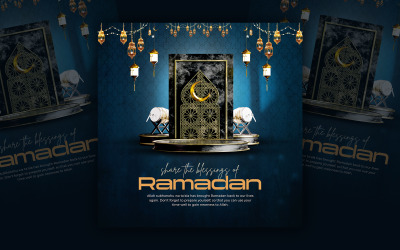 Ramadan  Kareem Social Media   Template