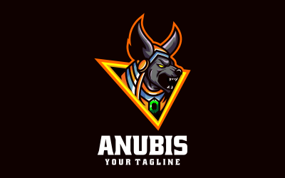 Anubis E-Sport e Logotipo Esportivo