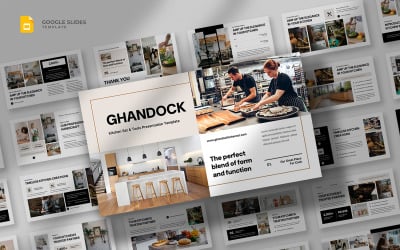 Ghandock - Modèle de diapositives Google pour la cuisine