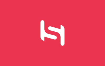 Modèles de conception de logo minimal lettre S