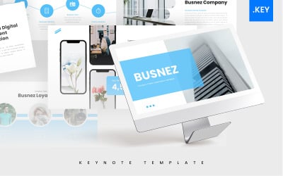 Busnez – Шаблон основного доклада о компании