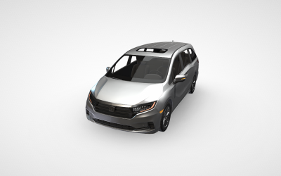 Honda Odyssey Elite: Profesyonel Görselleştirme için Olağanüstü 3D Model
