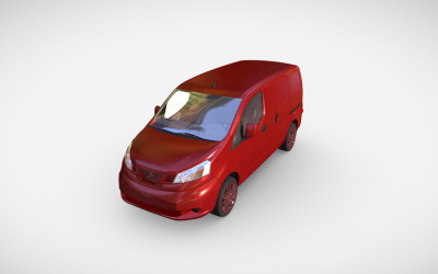 Nissan NV200: універсальна 3D-модель для професійної візуалізації