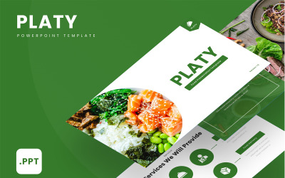 Platy – PowerPoint-mall för mat