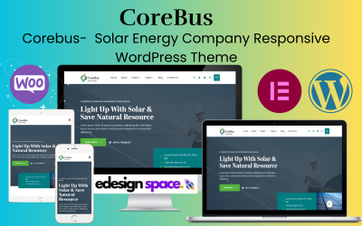 CoreBus - 太阳能公司响应式 Wordpress 主题