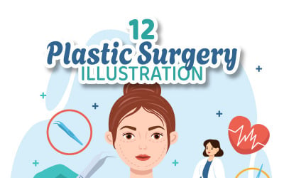 12 Illustratie van plastische chirurgie