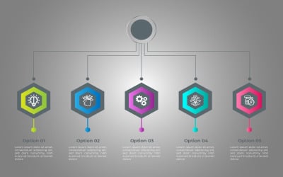 Presentation of business info data template.