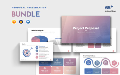 Предложение проекта, простой и минимальный пакет презентаций
