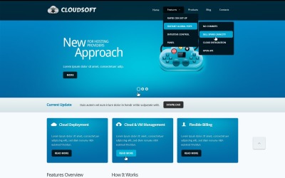 "Software Company Drupal Template" thème Drupal #39724