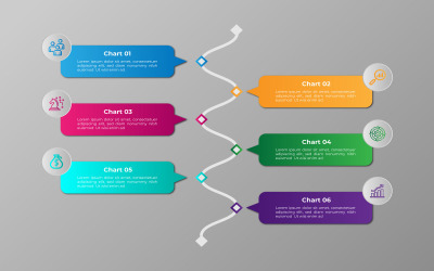 Modern presentation vektor eps infographic design med steg.