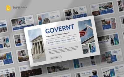 Overheid - Google Slides-sjabloon van overheidsinstelling