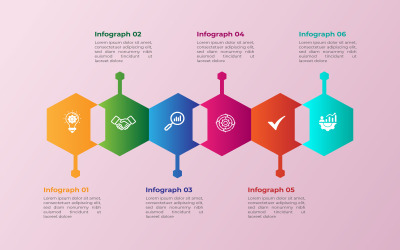 Passen Sie das Vektor-Infografik-Designelement an.