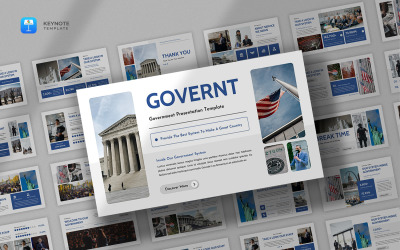 Regierung – Keynote-Vorlage für eine Regierungsinstitution