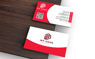 Visitenkarte für Immobilienanalysten – Corporate Identity – Visitenkartenvorlage