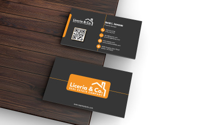 Visitenkarte – kreative Visitenkarte – Corporate-Identity-Vorlage