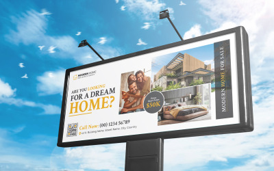 Panneau d&amp;#39;affichage immobilier, panneau d&amp;#39;affichage immobilier créatif ou conception de signalisation, conception de panneau d&amp;#39;affichage unique