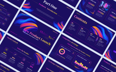 Technológiai intelligencia termékbemutató konferencia Digitális számítógépes játék termékmegjelenés PPT